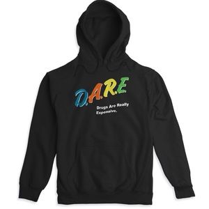 Deadstock retro DARE parody Graphic Hoodie